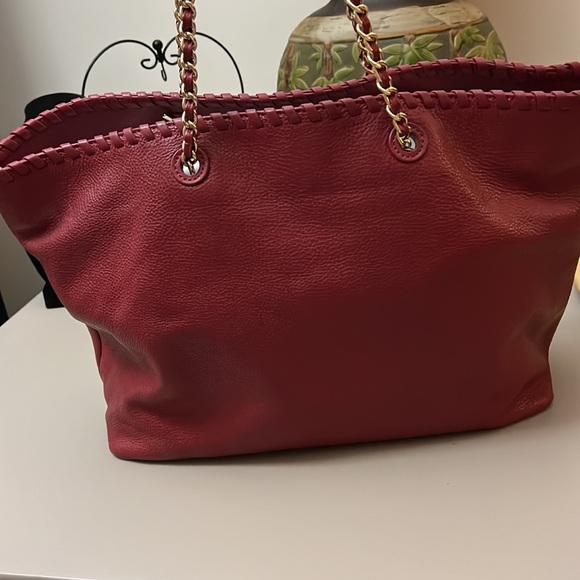 TORY BURCH LEATHER BOMBE SLOUCH XL BAG.. NWOT - Picture 5 of 12